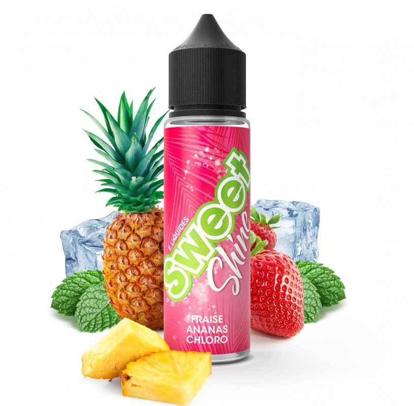 COOKIN'CLOUD SWEET SHINE FRAISE ANANAS CHLORO 50ML