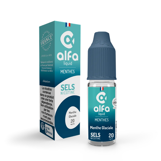 ALFALIQUID MENTHE GLACIALE SELS DE NICOTINE