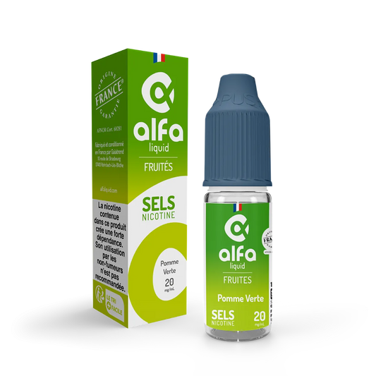 ALFALIQUID POMME VERTE SELS DE NICOTINE