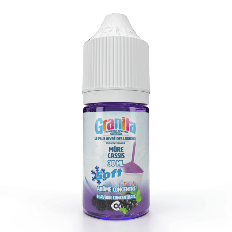 CONCENTRÉ ALFALIQUID GRANITA SOFT - MÛRE CASSIS 30ML