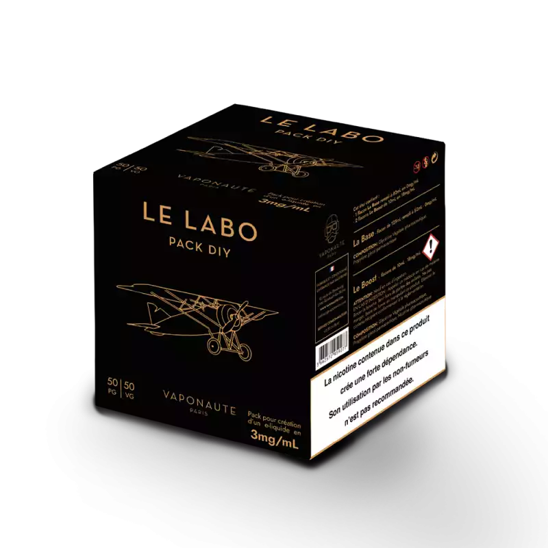 VAPONAUTE LE LABO PACK DIY 125ML 3MG/ML