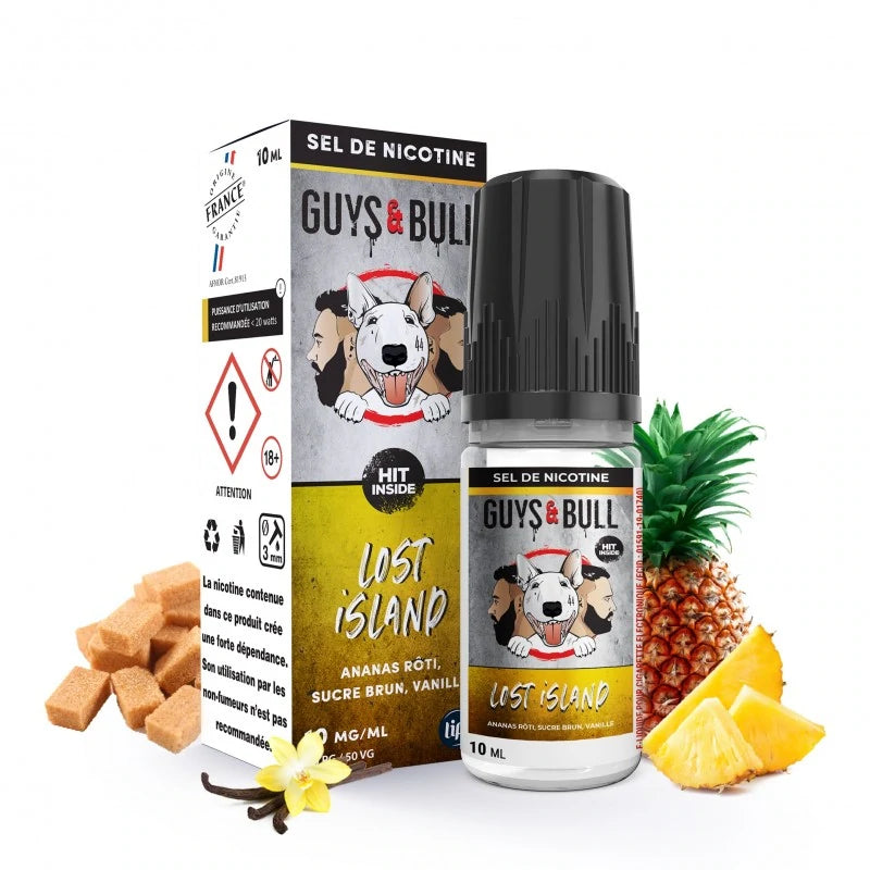 LE FRENCH LIQUIDE LOST ISLAND SELS DE NICOTINE